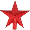 Image de Atmosphera Créateur d'intérieur - Cimier Etoile Déco "Paillettes" 22cm Rouge
