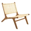Image de Fauteuil Timor teck et rotin