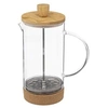 Image de - Cafetière en Verre "Couvercle Bambou" 1L Transparent