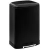 Image de Poubelle de Cuisine en Métal "Ariane" 50L Noir
