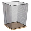 Image de - Corbeille de Bureau en Métal "Havi" 32cm Noir