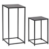 Image de Créateur d'intérieur - Lot de 2 Tables à Café Design "Gota" 74cm Noir