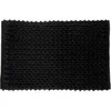 Image de - Tapis Salle de Bain "Tissé Epais" 50x75cm Noir Khôl