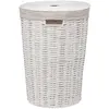 Image de - Panier à Linge Rond "Costa" 40L Blanc