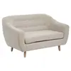 Image de Canapé 2 places rétro - Beige lin - L 1M50 - Marque