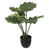 Image de Créateur d'intérieur - Plante Artificielle Déco "Palmier" 65cm Vert & Noir