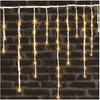 Image de Fééric Lights and Christmas - Rideau Lumineux Led "80 Tombées" 10m Blanc Chaud