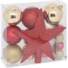 Image de Créateur d'intérieur - Kit 18 Pièces Déco "Noël" 21cm Rouge & Or