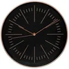 Image de Créateur d'intérieur - Horloge Murale Design "Edith" 30cm Noir & Cuivre