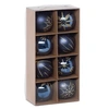 Image de Créateur d'intérieur - Lot de 8 Boules de Noël "Maison des Couleurs" 8cm Bleu & Or