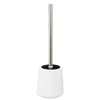 Image de - Brosse WC Design "Cocon" 40cm Blanc Coton