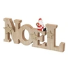 Image de Créateur d'intérieur - Déco de Noël en Bois "Père Noël" 30cm Marron