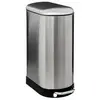 Image de Poubelle de Cuisine Fine "Ariane" 30L Argent