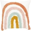 Image de - Coussin Enfant "Arc-en-Ciel" 38x38cm Multicolore