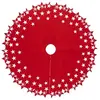 Image de Créateur d'intérieur - Tapis de Sapin Déco "Etoiles" 100cm Rouge