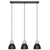 Image de Créateur d'intérieur - Lampe de Plafonnier 3 Têtes "Desy" 100cm Noir