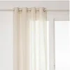 Image de Créateur d'intérieur - Rideau Voilage à Oillets "Alla" 140x240cm Beige Lin