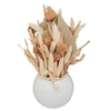 Image de pot gres fleurs naturelles séchées 25x10cm - 193735