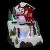 Image de Village de Noël bonhomme de neige lumineux