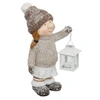 Image de Créateur d'intérieur - Personnage Déco Fille & Lanterne 25cm Multicolore
