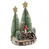 Image de Créateur d'intérieur - Sapin Déco en Bois "Rondin" 20cm Marron
