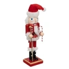 Image de Créateur d'intérieur - Personnage Déco Casse Noisette "Père Noël" 25cm Rouge