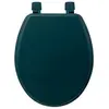 Image de - Abattant WC en Bois "Luxe" 48cm Bleu Pétrole