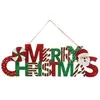 Image de Créateur d'intérieur - Suspension Pancarte de Noël "Merry Christmas" 57cm Rouge