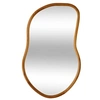 Image de - Miroir organique en bois LIVIA - 75 x 45 cm - Beige - Livia