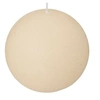 Image de Créateur d'intérieur - Bougie Boule Rustic 10cm Ivoire