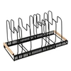 Image de - Rack Extensible "Poêles & Casseroles" 58cm Noir