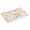 Image de Jeu en bois Puzzle 6p animaux - Naturel clair