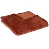 Image de Créateur d'intérieur - Plaid Doux Uni Flanel 130x180cm Terracotta
