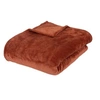 Image de Créateur d'intérieur - Plaid Doux Uni "Flanel" 180x230cm Terracotta