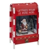 Image de Fééric Lights and Christmas - Décoration Lumineuse de Noël "Boîte aux lettres" 40cm Rouge