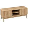 Image de Meuble TV 2 portes Abana naturel