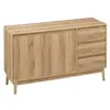 Image de Buffet 2 portes 3 tiroirs Abana 5five - Naturel clair