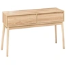 Image de Console 2 tiroirs Abana naturel