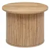 Image de Table à café placage effet bois D 60 x H 45 cm