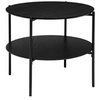 Image de Table basse ronde 2 niveaux Kemi noir