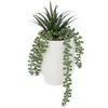 Image de Créateur d'intérieur - Plante Artificielle en Pot "Visage" 25cm Blanc