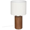 Image de Créateur d'intérieur - Lampe à Poser Cylindrique "Vania" 50cm Marron