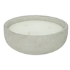 Image de bougie citronelle 25h pot ciment 1600g 30x12.5cm - 200607