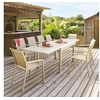 Image de Table rectangulaire extensible Piazza 10 p. argile Hespéride