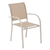 Image de Fauteuil empilable Piazza Hespéride lin/argile