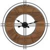 Image de Horloge D65 métal et bois Dorian
