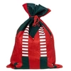 Image de Créateur d'intérieur - Hotte de Noël en Velours "Lutin" 70cm Rouge