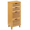 Image de - Meuble 4 Tiroirs en Bambou "Sicela" 97cm Naturel
