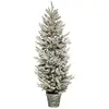 Image de Sapin en pot 150 cm artificiel enneigé Frosty