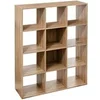 Image de Etagère bois 12 cases Mix coloris naturel